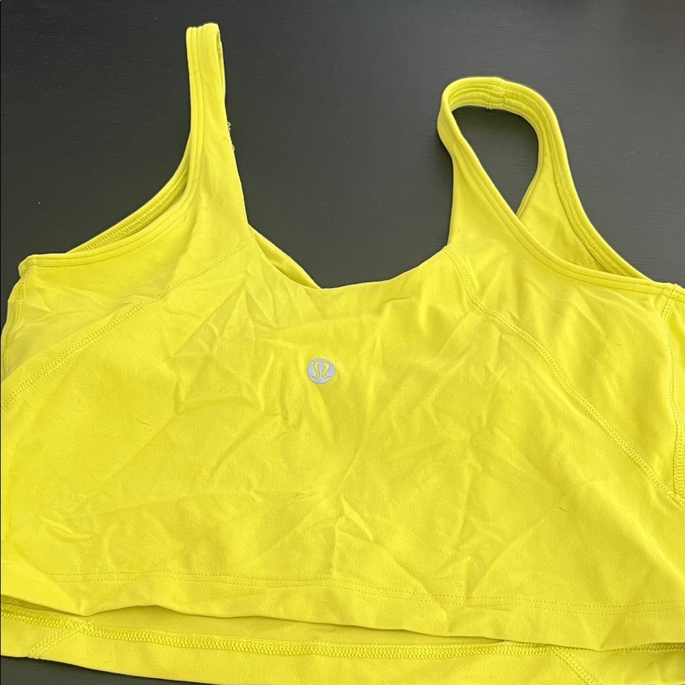 lululemon align tank top- yellow